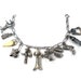 Vintage STERLING SILVER Charm Bracelet 1950s-1960s West, Native American Indian, Southwest Theme