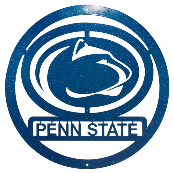 Hand Made Penn State Nittany Lions Scenic Art Wall Design