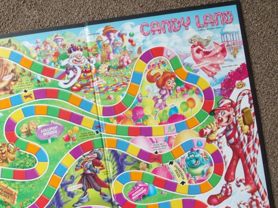 Candyland Game Board 2004