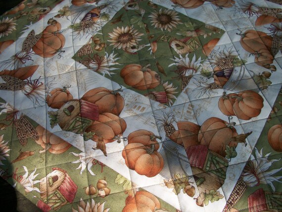 Table runners handmade Harvest etsy Quilted Topper quilted Handmade Fall table