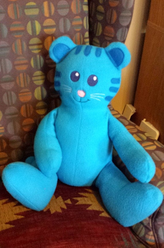 blue tigey plush