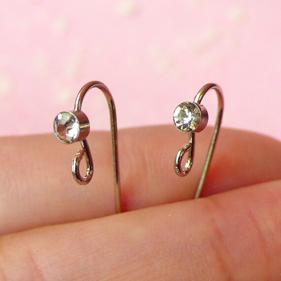 Ear Wires / French Hooks / Hook Earrings / by MiniatureSweet