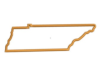 Tennessee Applique Design - Machine Embroidery Applique Designs - 4 Sizes - Instant Download