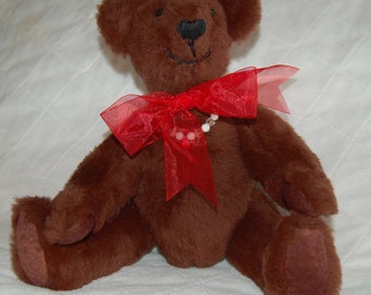 Handcrafted Medium Brown Teddy Bear
