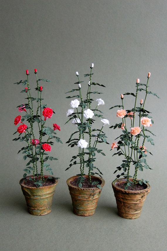 miniature paper flower kits