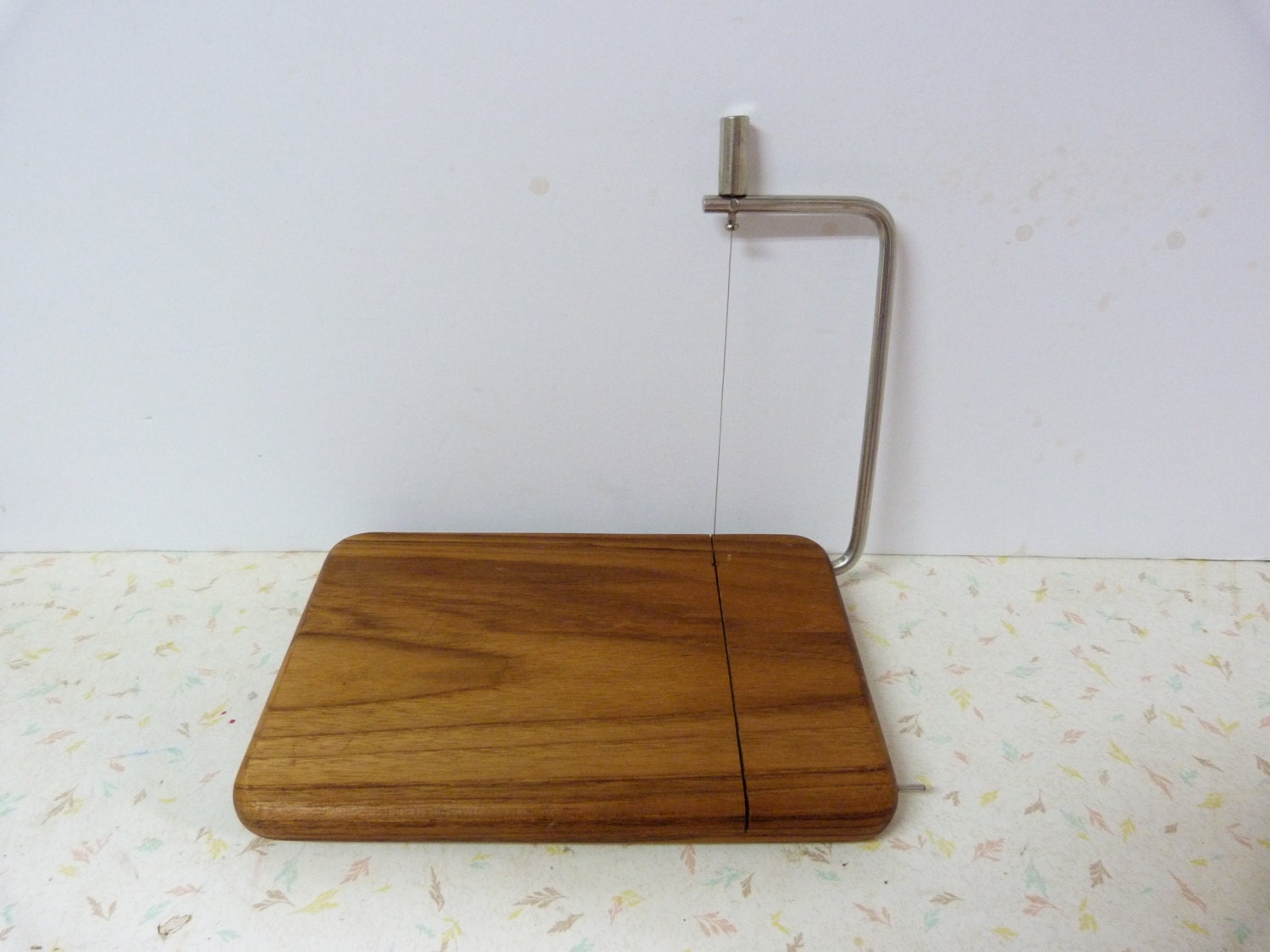 Vintage Goodwood Teak Cheese Slicer Vintage Teak Cheeseboard Slicer