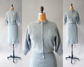1940s Knit Set / Townie Sweater and Skirt / 50s