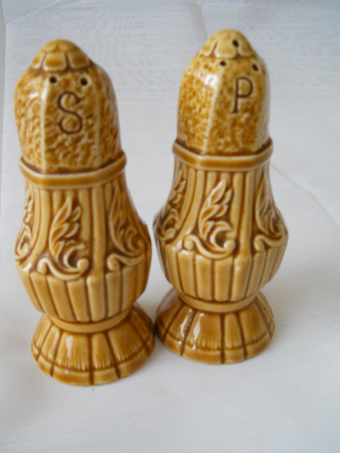 Ornamental Salt and Pepper Shakers Vintage, Collectible, Japan