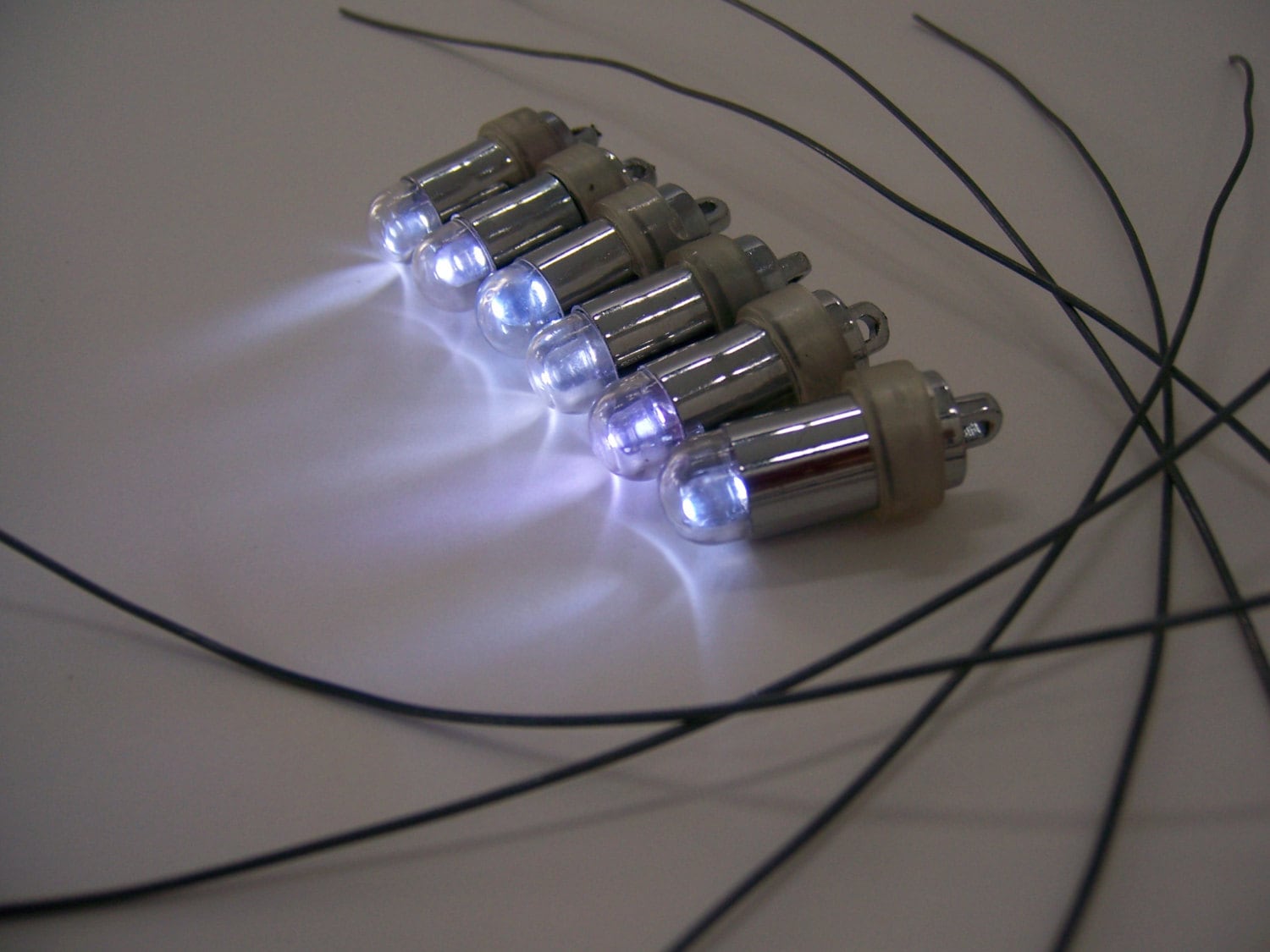 6 Mini Led Lights With Batteries Cordless Lighting Kit For