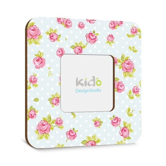 Baby girl PHOTO FRAME floral roses Children Picture Frame