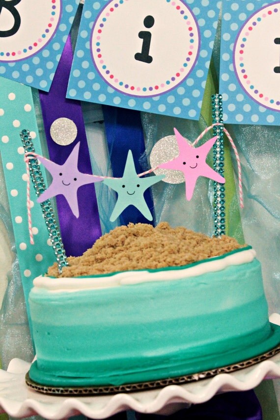 Mermaid - Under the Sea - Deluxe Printable Party Kit Il_570xn
