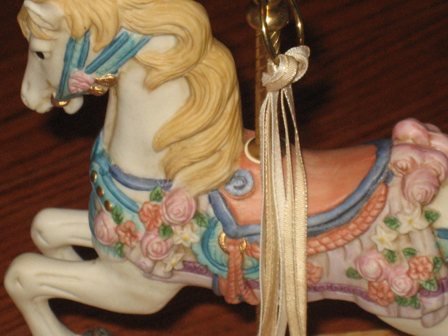 porcelain carousel horse