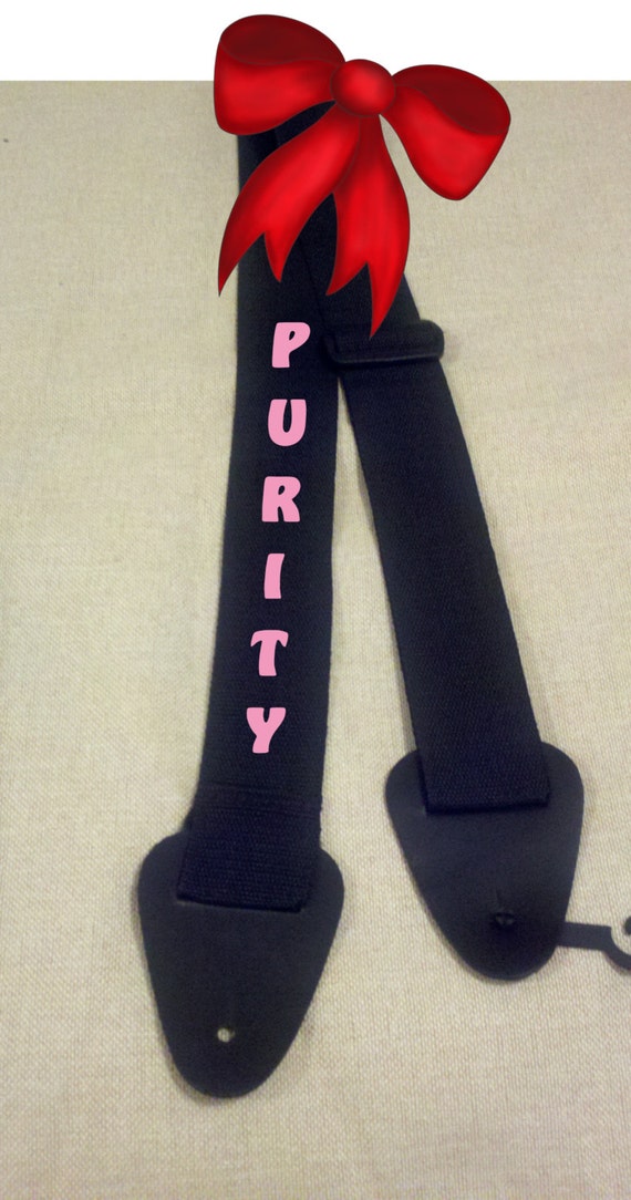 Items similar to GUITAR STRAP Custom Embroidered Nylon Guitar Strap