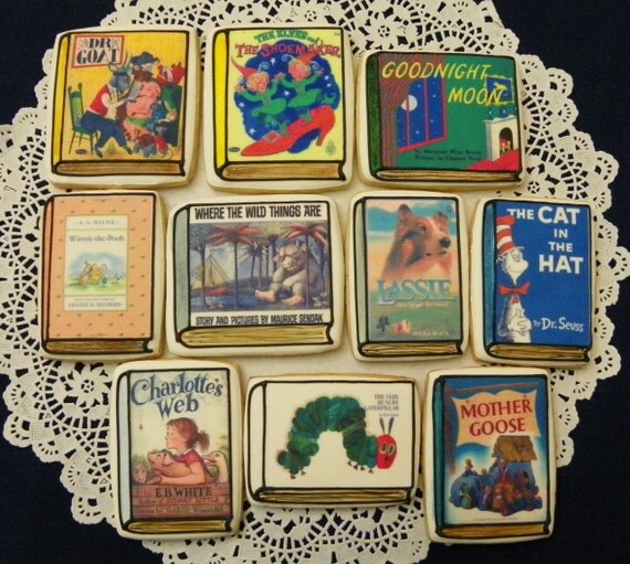 Childrens Storybook Cookies by RuthiesCookies on Etsy