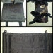 Black Chinese Silk Jewelry Roll, Jewelry Travel Case, Gift Ideas, Organizer
