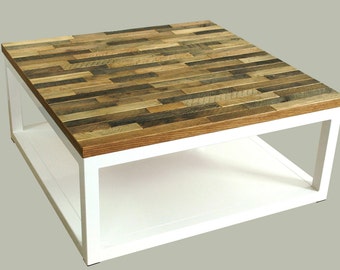 Reclaimed wood coffee table
