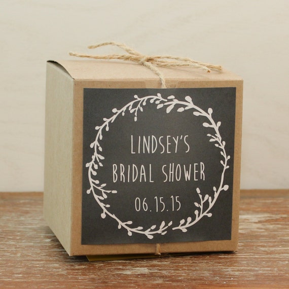 Items Similar To 8 Bridal Shower Favor Boxes Cupcake Boxes Laurel