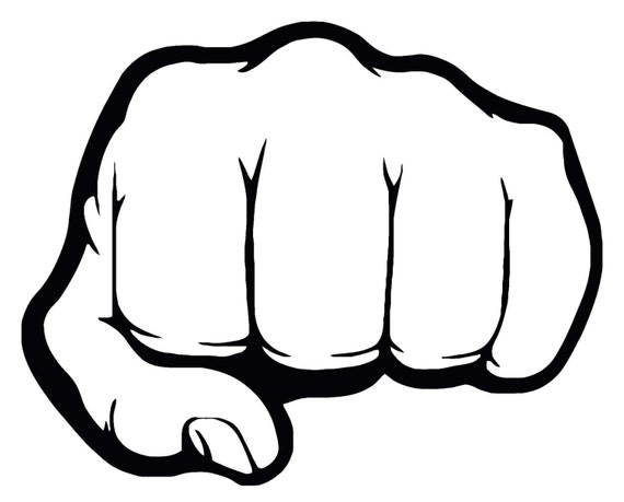 Fist Bump Vinyl Decal T34