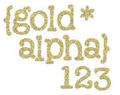 Gold Glitter Alphabet, glitter alpha clip art images, commercial use- Instant Download Il_170x135