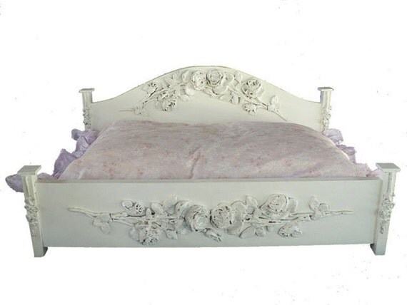 sale shabby wooden pet bed w large roses chic for small dog sale shabby wooden pet bed w large roses chic for small dog
