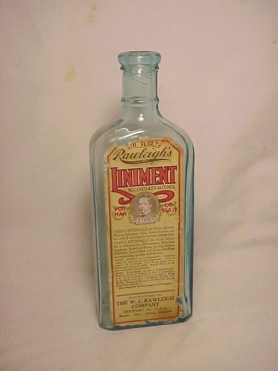 c1920s Rawleigh's Liniment for Man or Beast Freeport