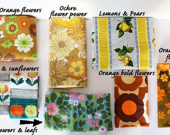 Vintage Retro Lampshade - Small Size - Made to Order - Choose your fabric