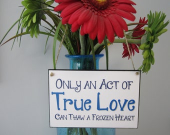 Download Large Craft Sign - Disney Inspired - Frozen - Only an Act ...