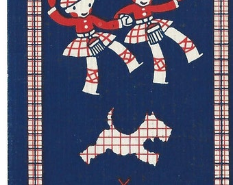 Vintage Single Swap Playing Cards (2) Paper Epherema, Scrapbook Supplies, Craft Supplies