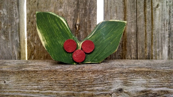 ONE Handmade wooden holly shelf sitter