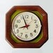 Vintage German Ceramic Wall Clock from Europa