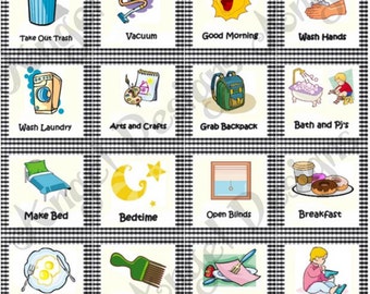 40 Digital Childrens or Toddlers Gingham Chore by VioletGirl323