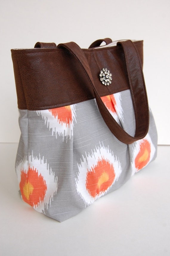 MAJOR DISCOUNT Large Tote Purse Sale In STOCK Orange