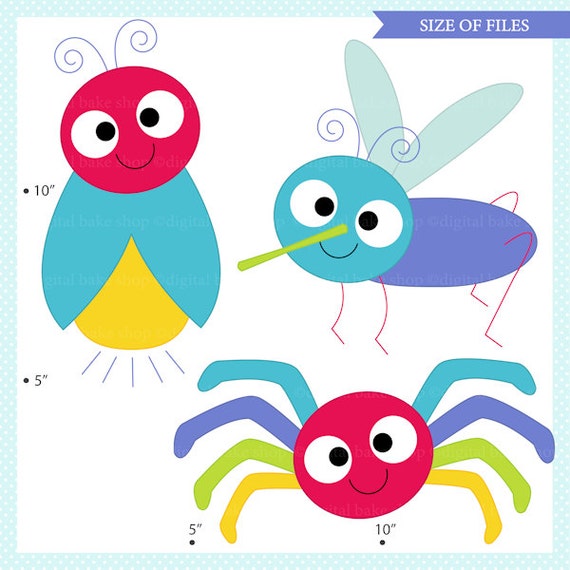 cute insects clipart - photo #30