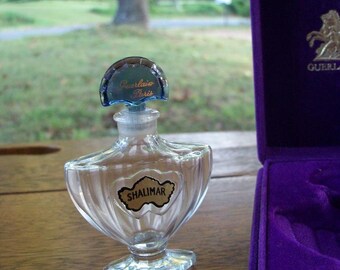 Shalimar Perfume Bottle Royal Purple Case Parfum Find