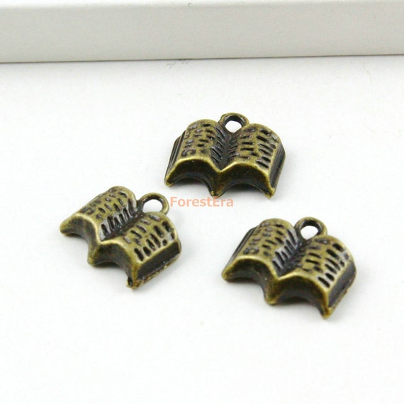 30pcs antique brass book charm book pendant 12x8mm pnd461 from forestera on etsy studio 30pcs antique brass book charm book pendant 12x8mm pnd461 from forestera on etsy studio