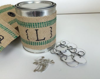 Handmade Custom Personalized Growth Chart Tags & Pins - ONE DOZEN