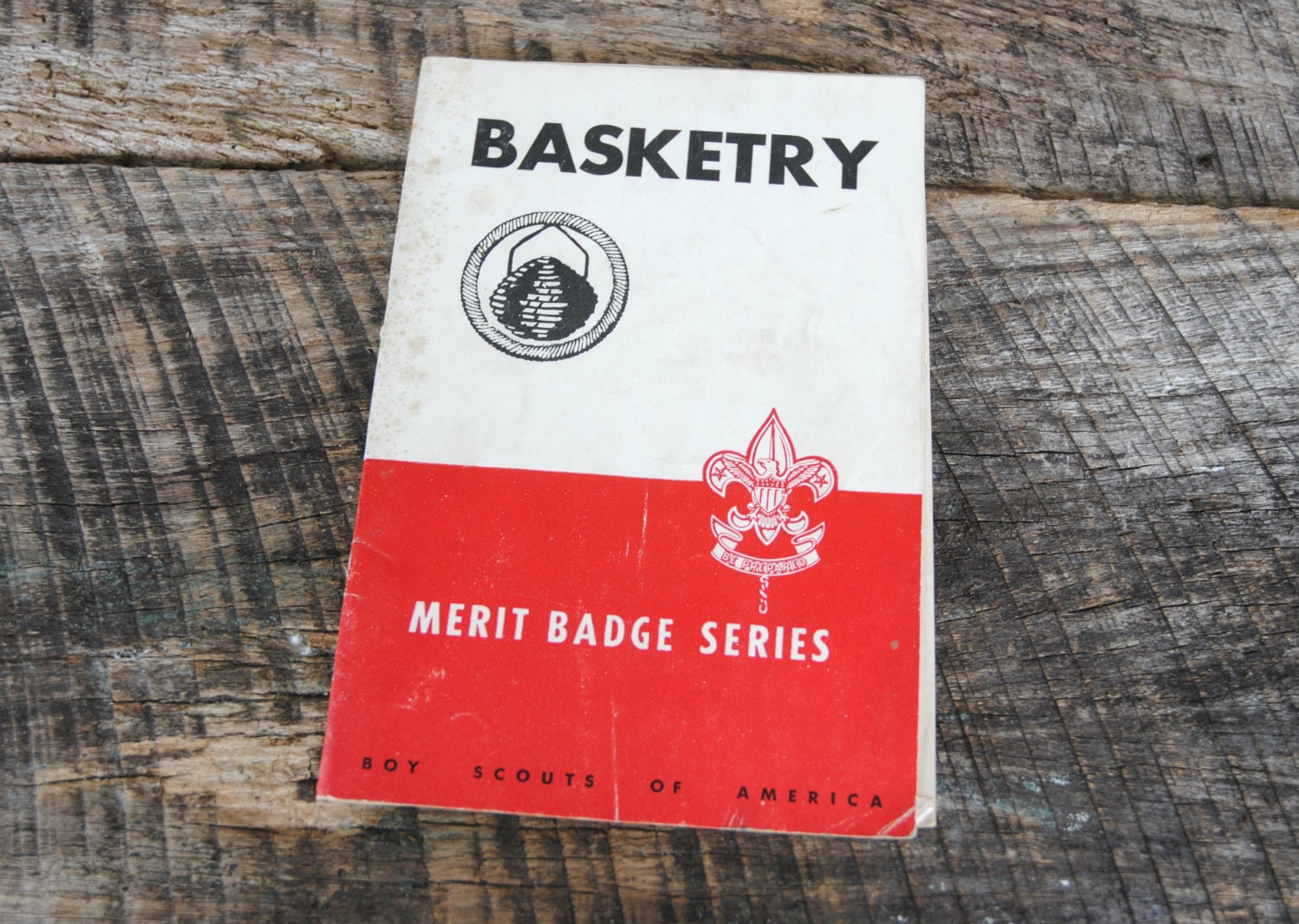 Vintage Boy Scouts of America Basketry Merit Badge by cheryl12108