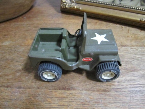 vintage toy army jeep