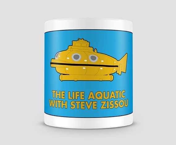 The Life Aquatic with Steve Zissou mug - 11oz (Made to order)