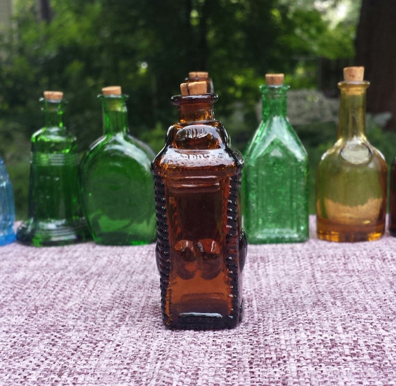 vintage wheaton glass bitters bottle by offbeetvintage on Etsy