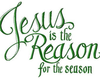 Clip Art Jesus Is The Reason For The Season Clip Art jesus reason season etsy is the for embroidery design instant download