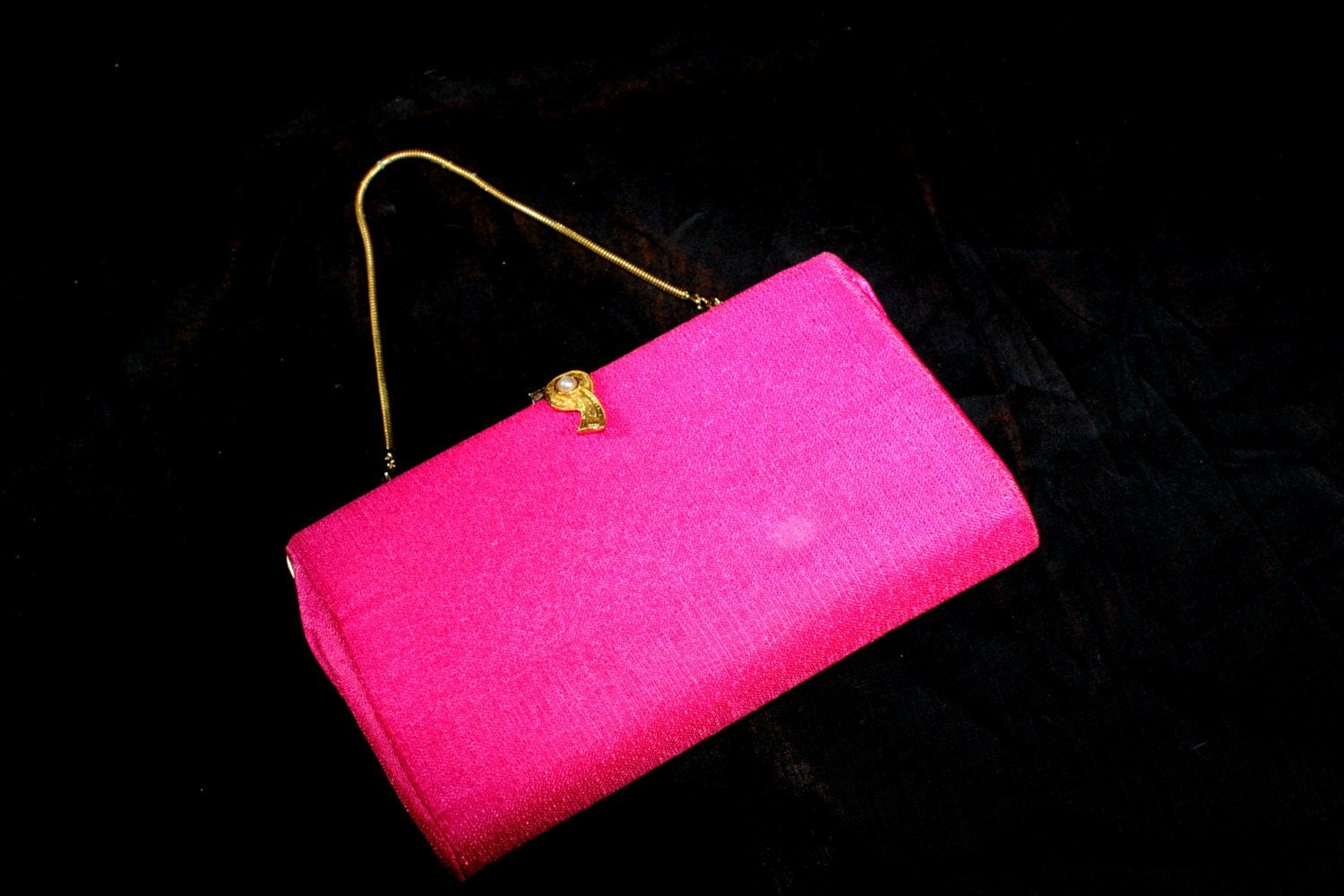 pink vintage bag