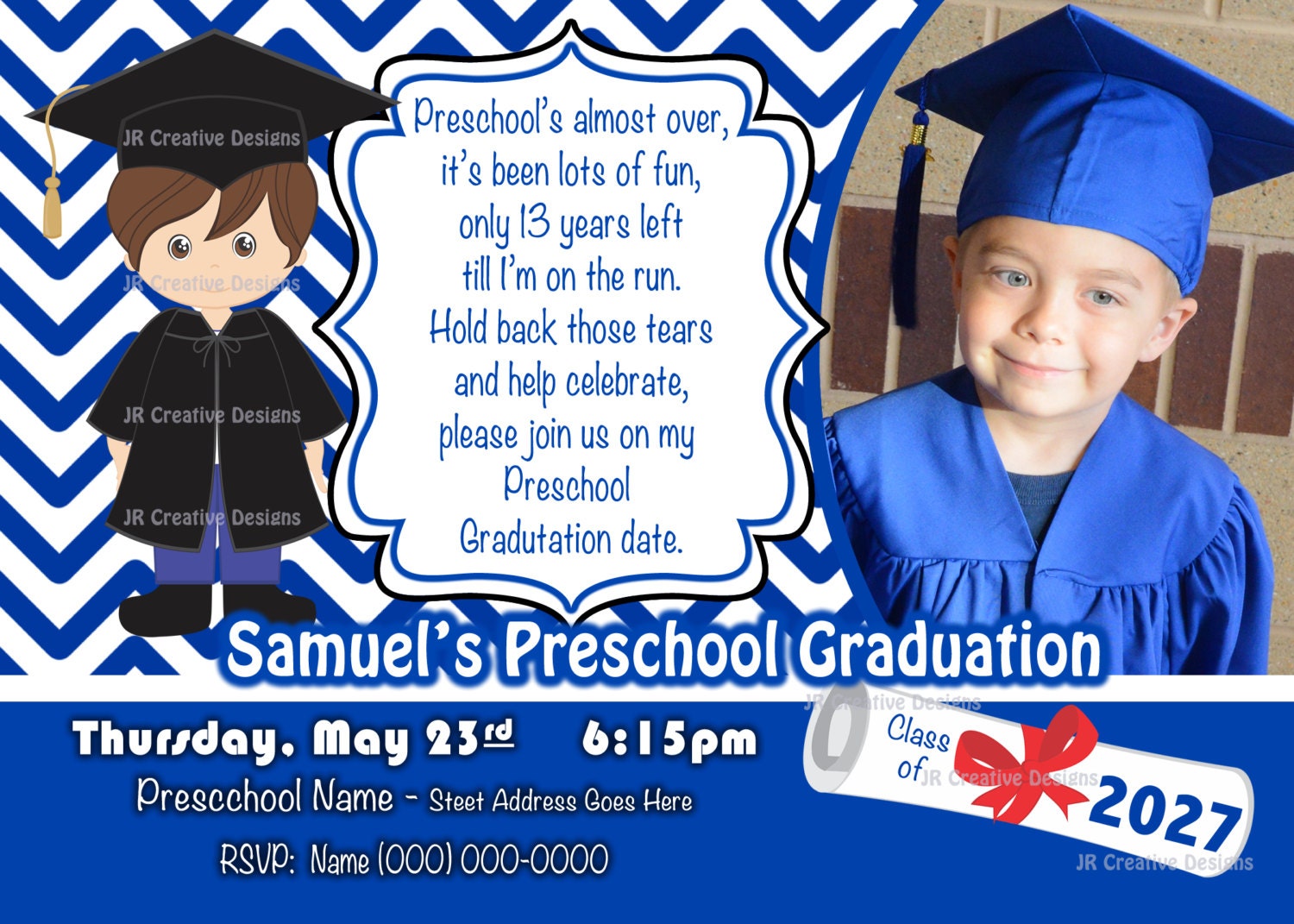 preschool graduation invitation kindergarten graduation