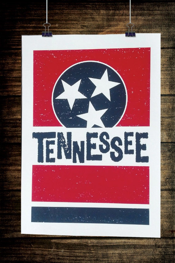 Items similar to Tennessee Screen Print on Etsy