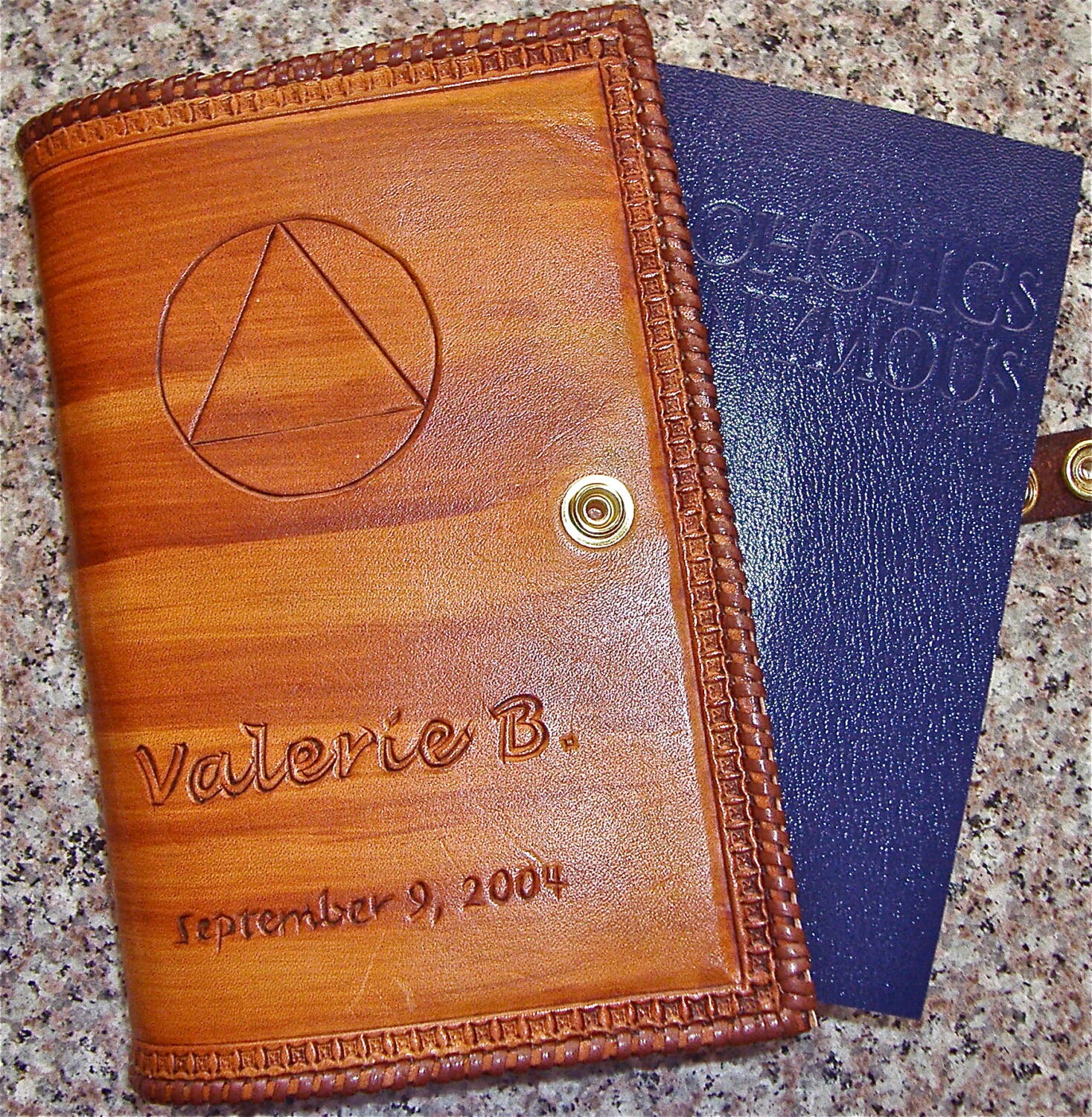 Alcoholics Anonymous Leather Big Book CoverPaperback Edition