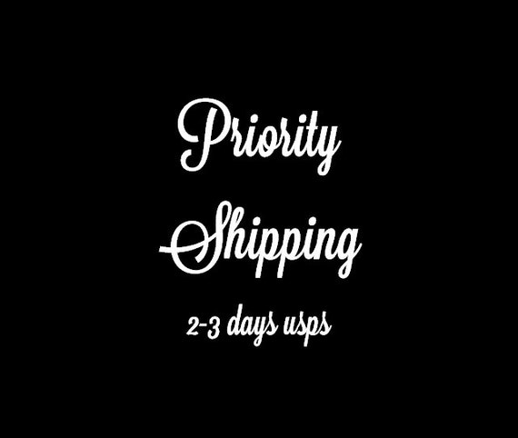 Priority mail upgrade- upgrade to priority shipping-2-3 days shipping-US ONLY Il_570xn