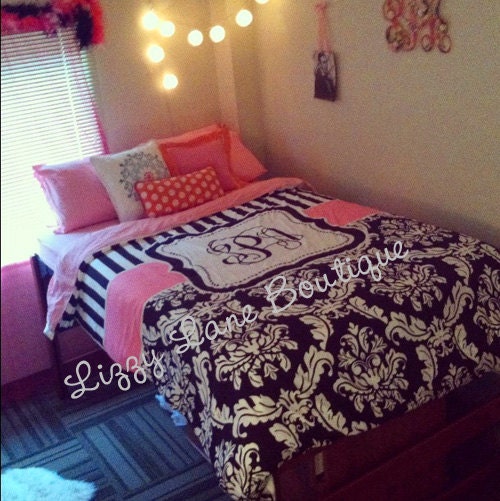 Custom Personalized Monogrammed Duvet Cover by LizzyLaneBoutique