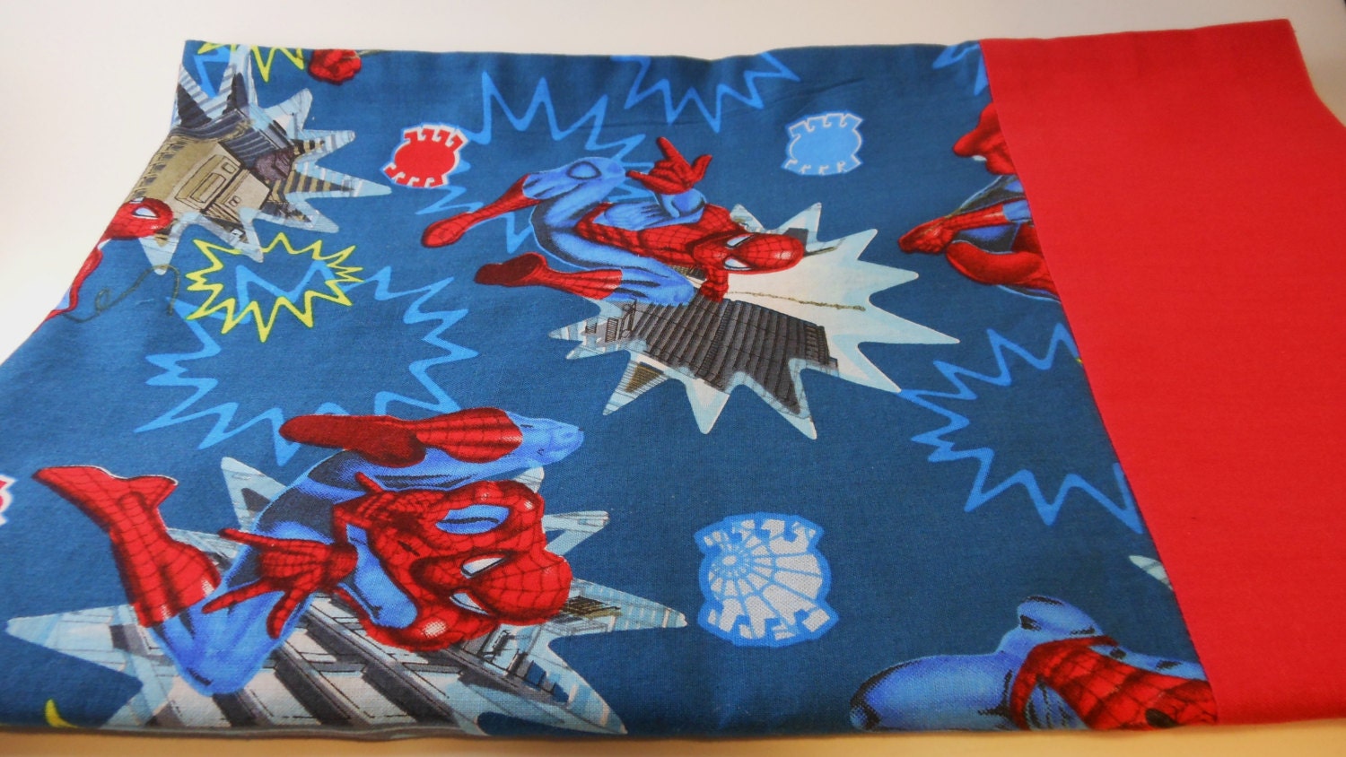 Spiderman Pillow Case 100 cotton fits standard pillow