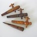 wine barrel taps, vintage French winemaking kit