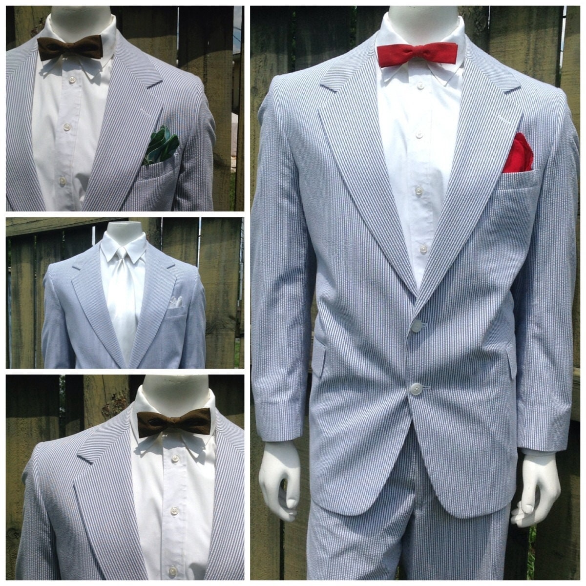 Seersucker Wedding Attire Seersucker for wedding. Exude a suave look for your summer wedding! Apart from regular usage for summer, seersuckers are also popular at weddings, church and .